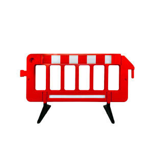 Kunststoff-Absperrgitter HDPE mit Reflexstreifen – Set CN