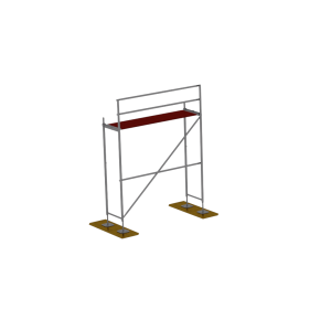 Plettac P70 homlokzati állvány 10m2