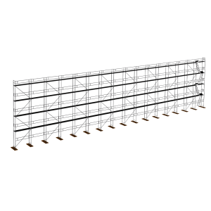 Plettac P70 alumínium homlokzati állvány 420m2