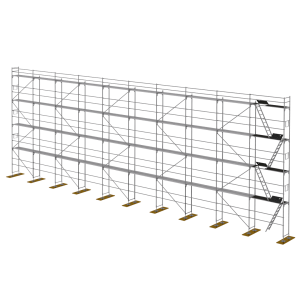 Baumann L73 homlokzati állvány 300m2