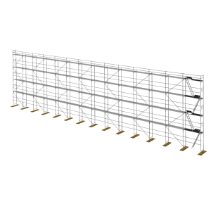 Baumann L73 homlokzati állvány 420m2