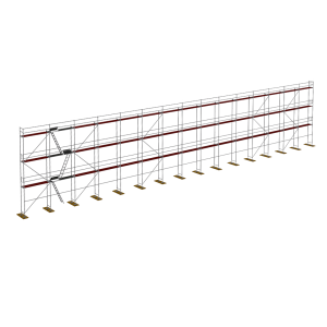 Fa homlokzati állványzat Plettac P70 380m2