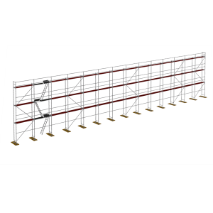 Fa homlokzati állvány Plettac P70 350m2