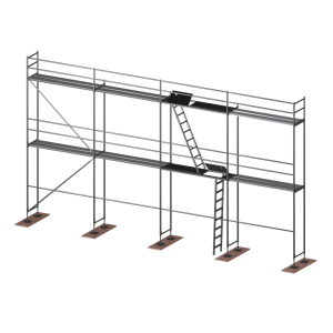 Rusztowanie elewacyjne stal P70 80m2 N