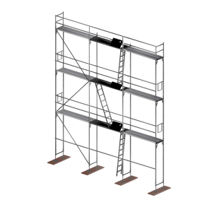 Baumann L73 állványzat, 65 m2 N