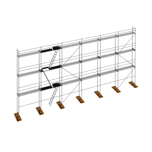 RUX R65 acél homlokzati állvány 150m2