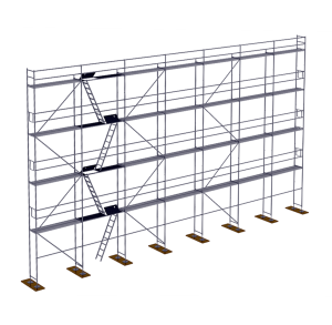 Plettac P70 Acél Homlokzati Állványzat 220m2