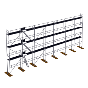 Alumínium homlokzati állvány P70 170m2