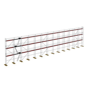 Fa homlokzati állvány Plettac P70 330m2