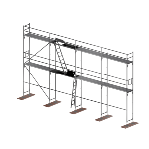 Baumann L73 állványzat, 80 m2 N