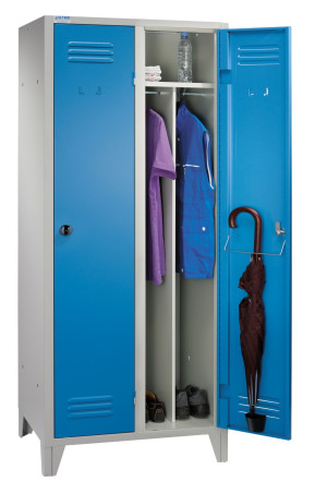 SETAM Vestiaire industrie salissante Parma 2 casiers coloris Bleu