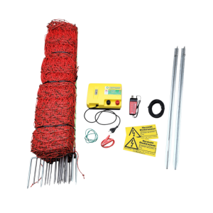 Weidezaun-Set Geflügel 50m Stationäres Komplettset