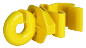 Ringisolator T-Post gelb, 25 Stück