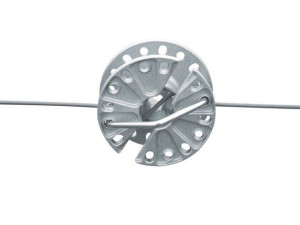 Drahtspanner drehbar Ø 65 mm, verzinkt, bis 2 mm Ø