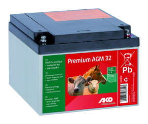 AGM Akku 12 Volt 32 Ah Für Weidezaungeräte
