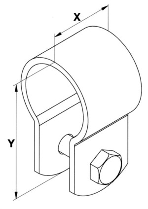 Halteschelle 1 1/2" 1 1/2"