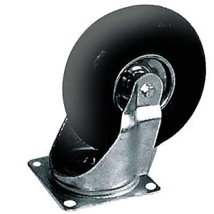 Rolle, starr Rad 125 mm, Radbreite 38 mm, Tragkraft 100 kg, Bauhöhe 154 mm.