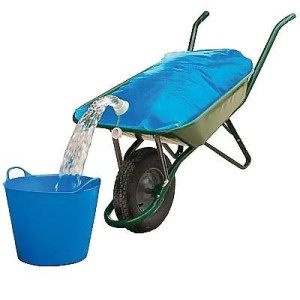 H2GoBag Wasserbehälter 80 Liter Für Schubkarren, inkl. Matte