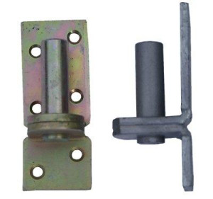 Haken auf Platte "Kloben" halbschwer; Maß (AxBxCxD): 13mm x 18mm x 94mm x 40mm;