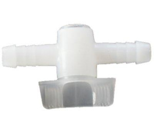 Durchlaufhahn 1/2 Zoll Aus weißem PVC
