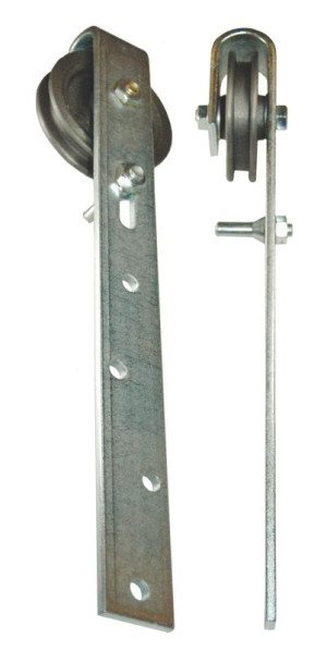 Schiebetorrolle mit Bügel von HBS 120 mm Rolle, Tragfähigkeit 100 kg