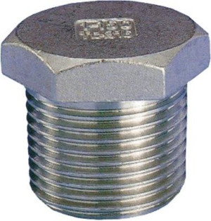 Stopfen Edelstahl 1/2"