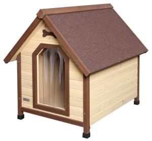 Hundehütte für Sommer und Winter