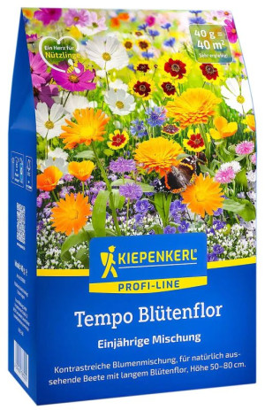 Tempo Blütenflor 40 g + Aussaathilfe