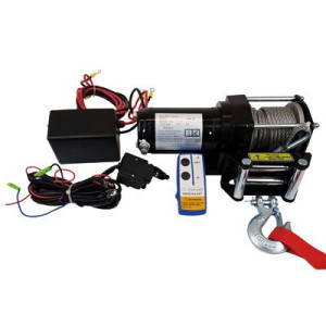 Profi Seilwinde 2700 kg 12 Volt mit Stahlseil