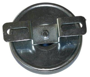 Magnethalterung Ausführung 1 - einfach - Magnet, Gesamtbreite 85 mm.