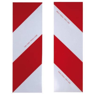 Warnfolie - retroreflektierend    2 Stück 423 x 141 mm  selbstklebend