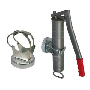 Befestigungsklammer f. Fettpresse mit Magnethalterung