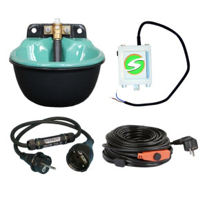 Frostschutz-Set Tränkebecken und Zubehör Tränkebecken + Tafo + Heizkabel + Frostwächter