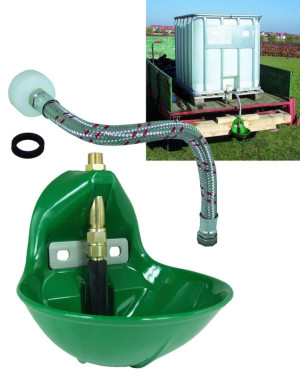 IBC Tränkebecken-Set 10P SUEVIA Tränkebecken + IBC-Anschluss