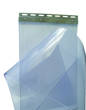 PVC-Lamellenstreifen 223x30 cm, 3 mm stark inkl Pendelbleche