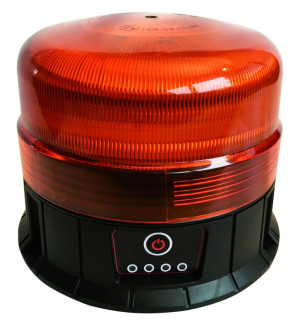 Akku LED Rundumkennleuchte Magnetisch, USB mit Saugfuß