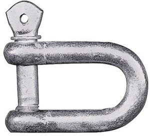 Schäkel D-Form Bügel mit Ø 8 mm
