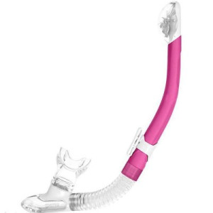 Snorkel Ergo flex dry rosa/vit - Mares