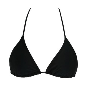 Bikiniöverdel halterneck svart (Storlek: 32/34)