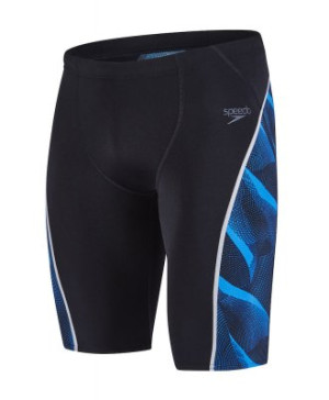 Badbyxor herr Graphic jammer svart/blå från Speedo (Storlek: 40" - 3XL)
