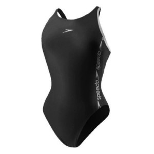 Baddräkt dam Superiority Muscel back svart- Speedo (Storlek: 34)