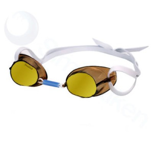 Simglasögon monterbara Swedish goggles spegelglas 3 olika färger - Malmsten (Färg: Guld)