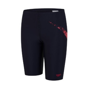 Badbyxor barn jammer marin/röda - Speedo (Storlek: 164 cl = 14 år)