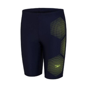 Badbyxor barn jammer marin/gul - Speedo (Storlek: 140 cl = 10 år)