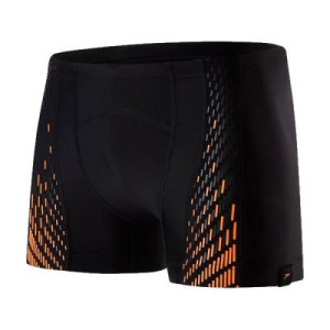 Badbyxor herr Fit PowerMesh Aquashort svart/oranga - Speedo (Storlek: 38" - XXL)