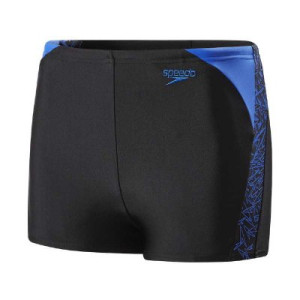 Badbyxor barn Boom boxer svart/blå - Speedo (Storlek: 104 cl)