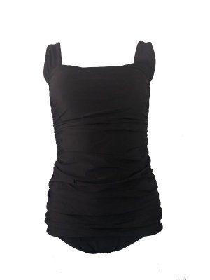 Baddräkt dam Amalia Swimsuit svart (Storlek: 36)