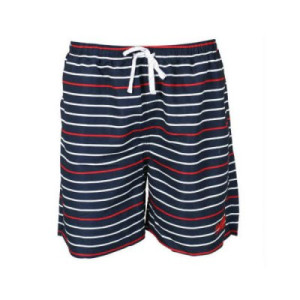 Badshorts barn blårandiga (Storlek: 158/164 cl)