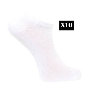 Strumpor sneakers vita 10-pack - Capital (Storlek: 36/40)