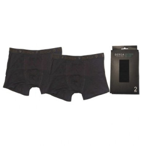 Kalsonger 2-pack svart bambu - Berga (Storlek: XXL)